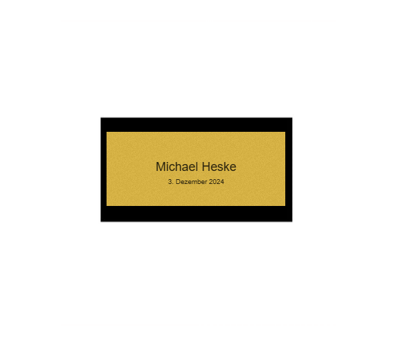 Pokal Herzen ML-HEA - 21 cm / Gold