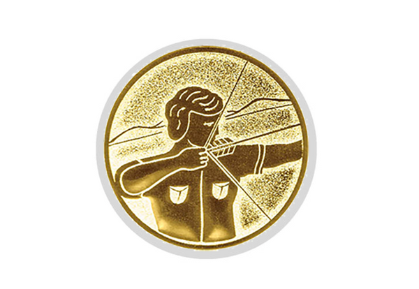 Glas Pokal Jane 8809 Schild & Emblem - Transparent Silber / 15 cm