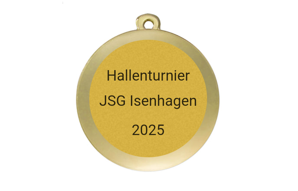 Medaille Fußball D112A Ø 50mm - Gold / 50 mm