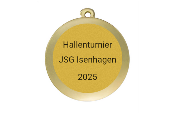 Medaille Fußball D112A Ø 50mm - Gold / 50 mm