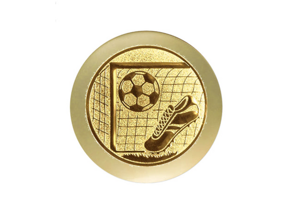 Pokal Fußball ST.022 - 13.5 cm / Gold Schwarz