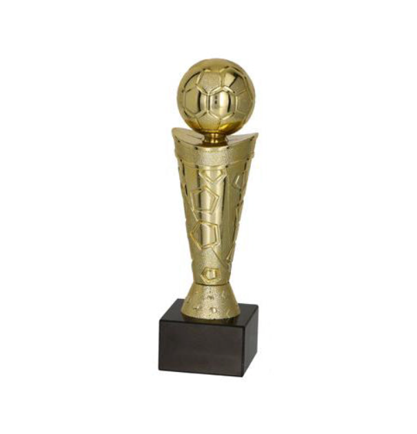 Fußball Pokal 9061 - 18 cm / Gold