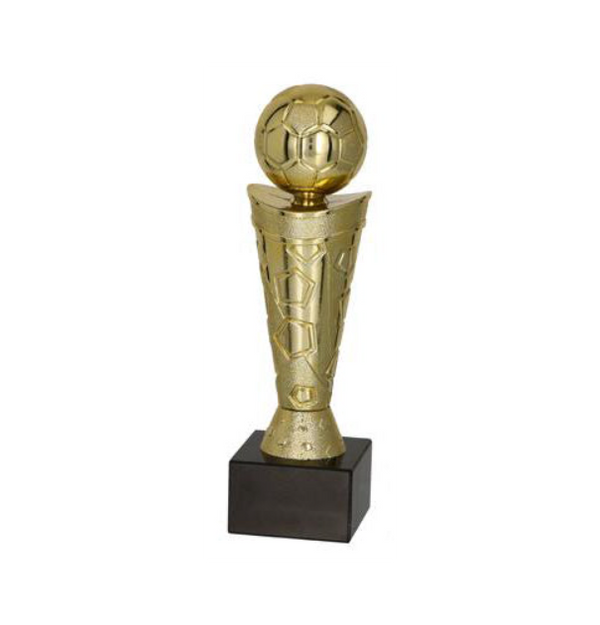 Fußball Pokal 9061 - 18 cm / Gold
