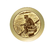 Ehrentafel 187-3 - 12 x 15 cm / Blau/Rot