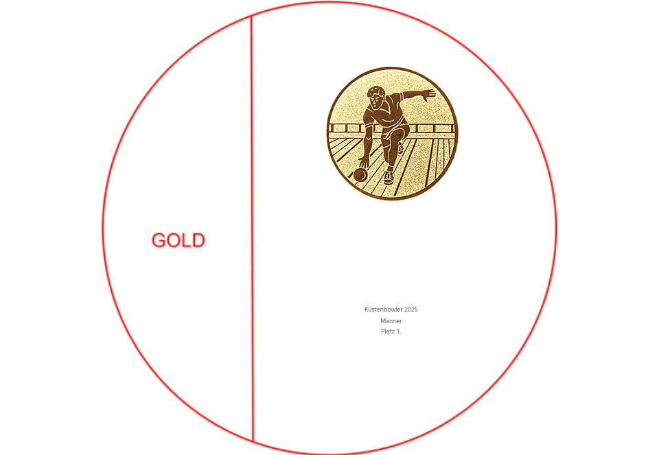 Glas Pokal 171-5 Lasergravur - Gold / 21 cm / Laser-Gravur