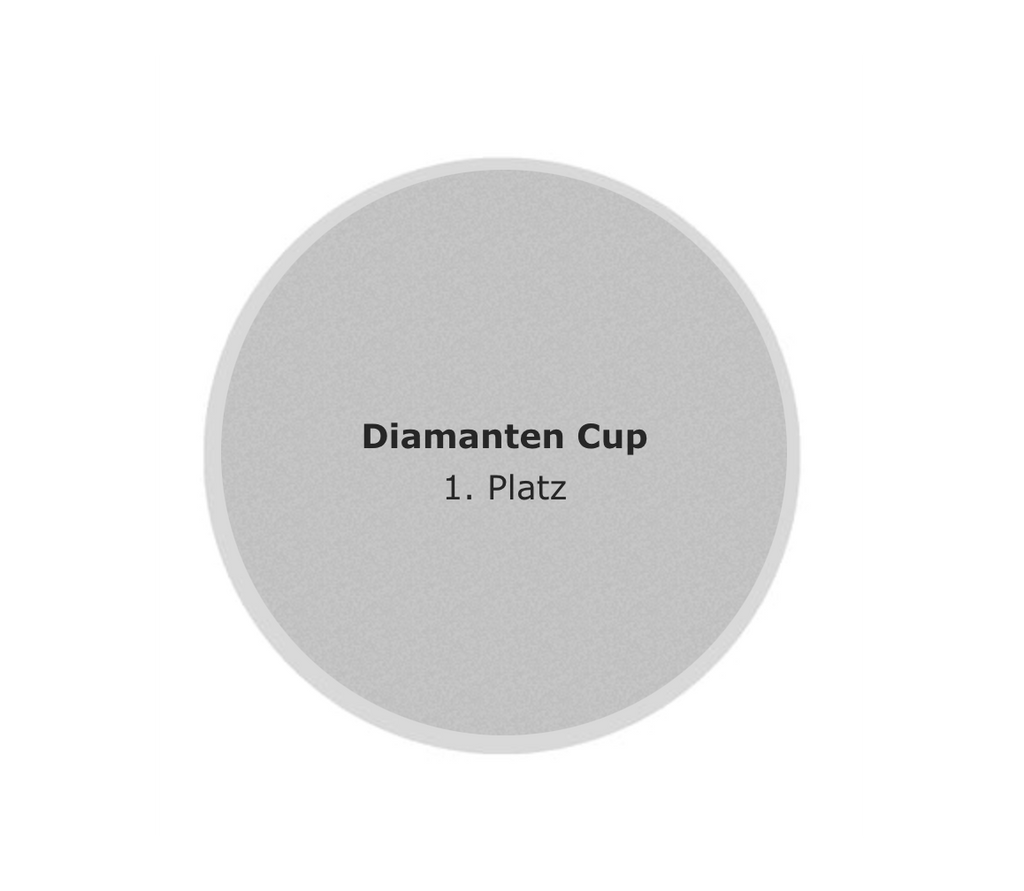 Kristall-Diamanten - 8 cm / Auswahl Blau