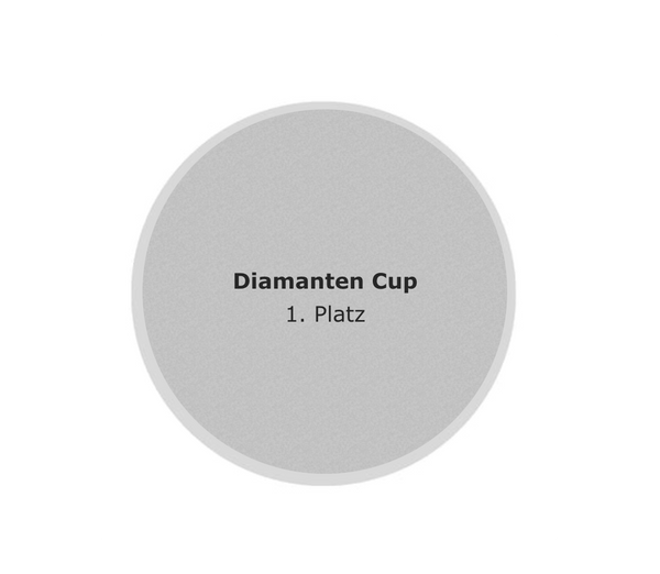 Kristall-Diamanten - 8 cm / Auswahl Blau