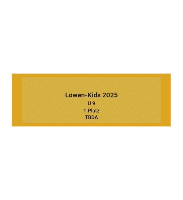 Gravurschild Gold selbstklebend - Gold / 60 x 20 mm