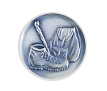 Glas Pokal 3526 Schild & Emblem - Transparent / 15 cm