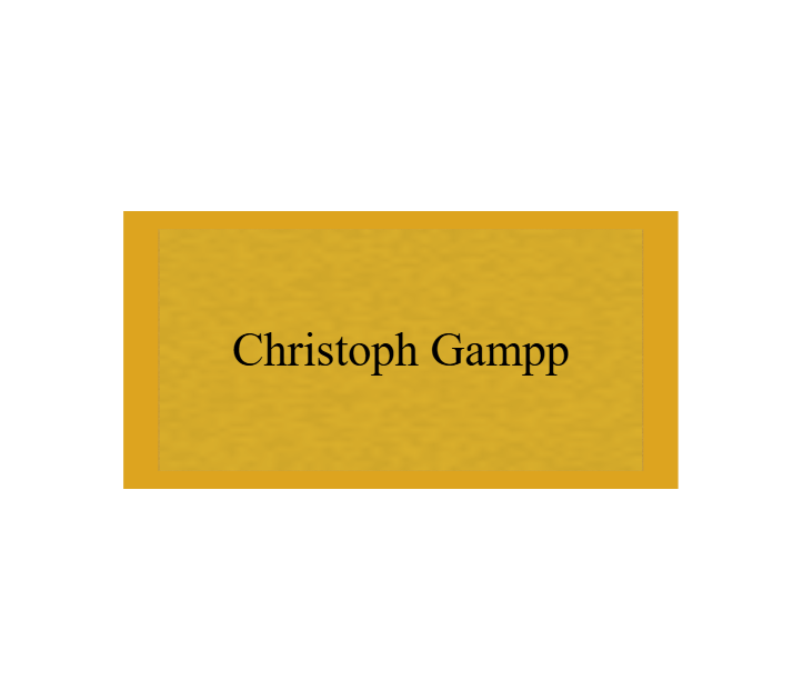 Gravurschild Gold selbstklebend - Gold / 50 x 25 mm