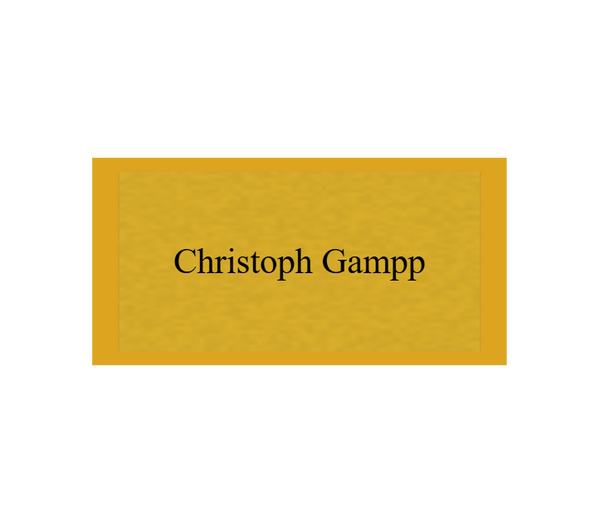 Gravurschild Gold selbstklebend - Gold / 50 x 25 mm