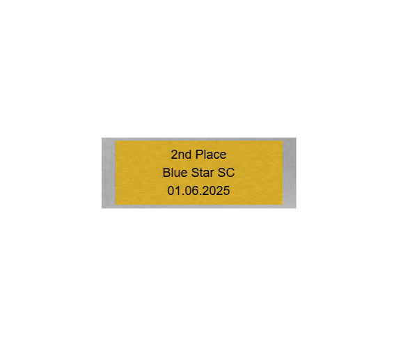 Fußball Pokal 3735x - Silber Gold / 37 cm