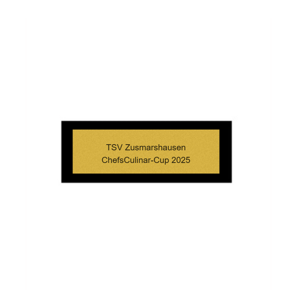 Fußballfigur A450 - Silber Schwarz / 10.5 cm