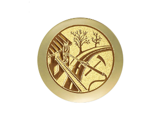 Ehrentafel 189-81 - Gold/Rot / 12 x 15 cm