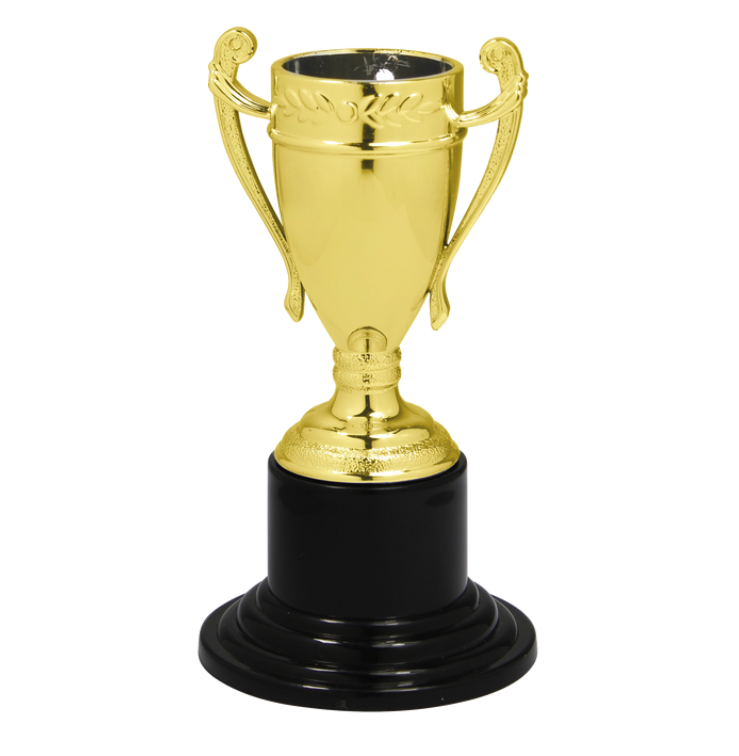 Mini Pokal DC001 SM - 10 cm / Gold