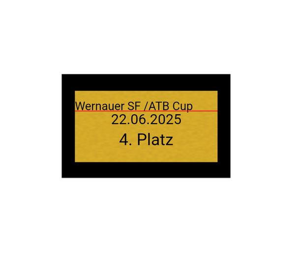 Fußball Pokal 85-3 teilweise begrenzt! - Silber Gold / 28 cm