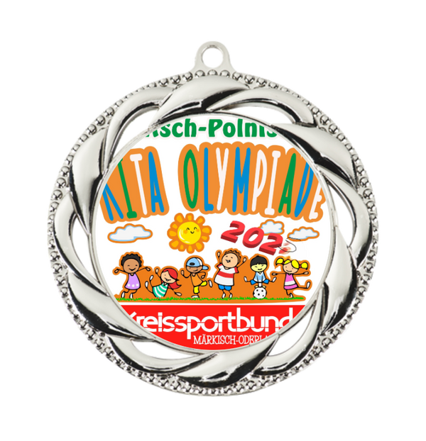 Medaille D93 Ø 70mm - Silber / 70 mm