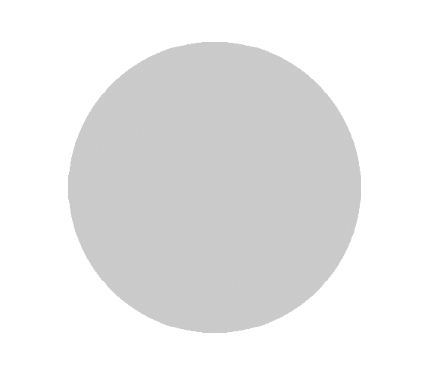 Aluminium-Emblem - 50 mm / Silber/Alu
