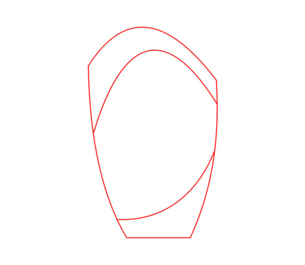 Glas Pokal Blau W55-L - Blau/Transparent / 16.5 cm