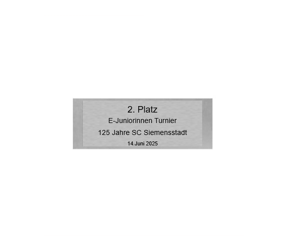 Fußball Pokal 3735x - Silber Gold / 37 cm