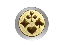 Glastrophäe 136-4 Schild & Emblem - 15 cm / Blau