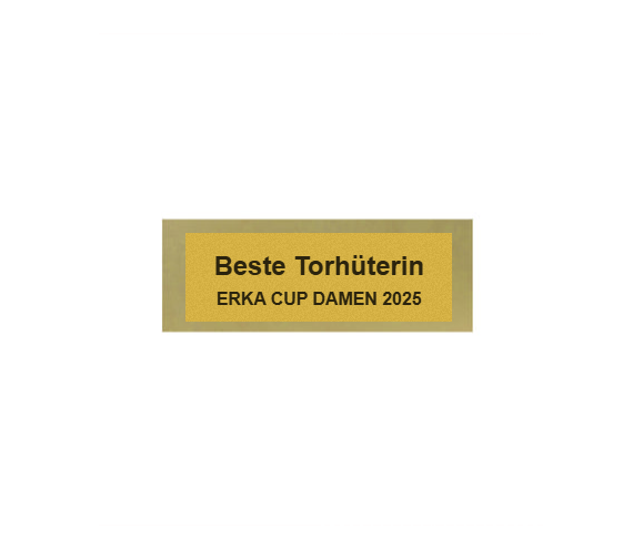 Holz Trophäe Torwart FX013/P013 - Grau 21 cm / Braun