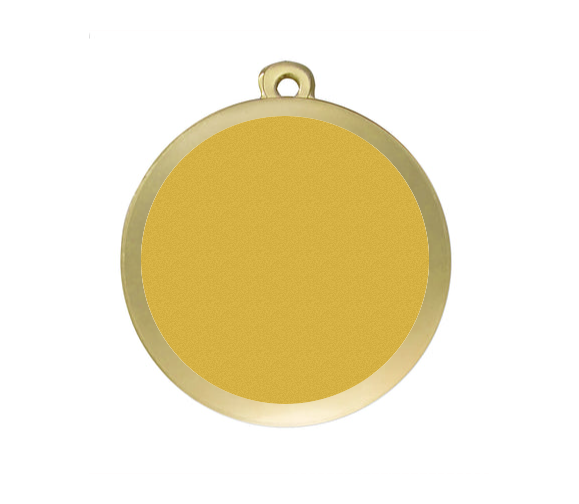 Medaille Smiley Ø 45 mm - Gold / 45 mm