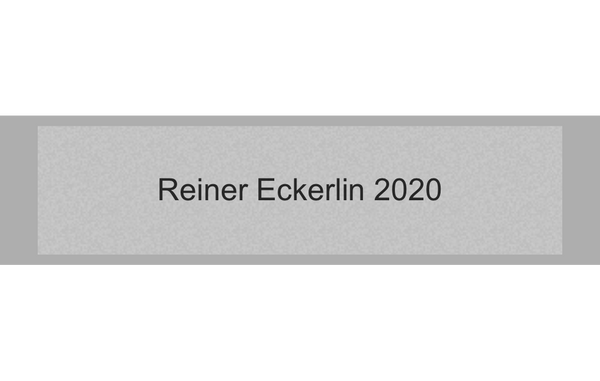 Gravurschild Silber selbstklebend - Silber / 60 x 15 mm