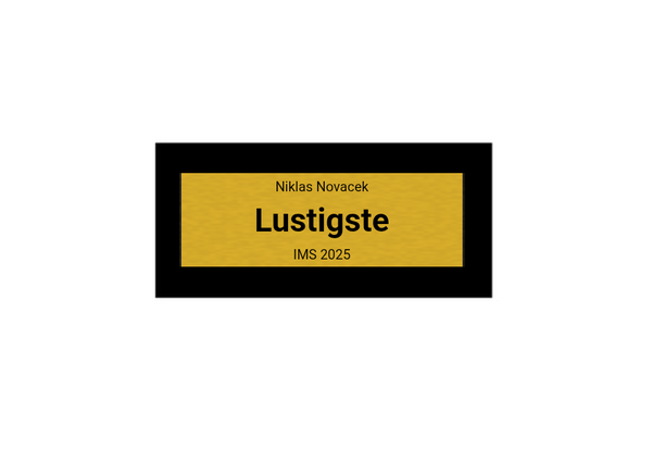 Hollywood Classic Award in Gold - Gold / 24 cm