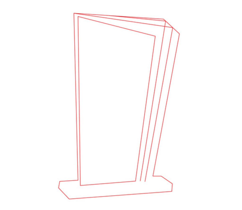 Glas Pokal 172-4 - 19 cm Bronze / Laser-Gravur