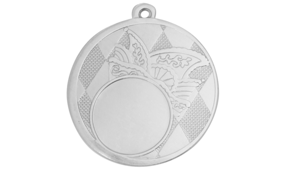 Karnevals Medaille D121 - 50 mm / Silber