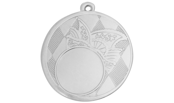 Karnevals Medaille D121 - 50 mm / Silber