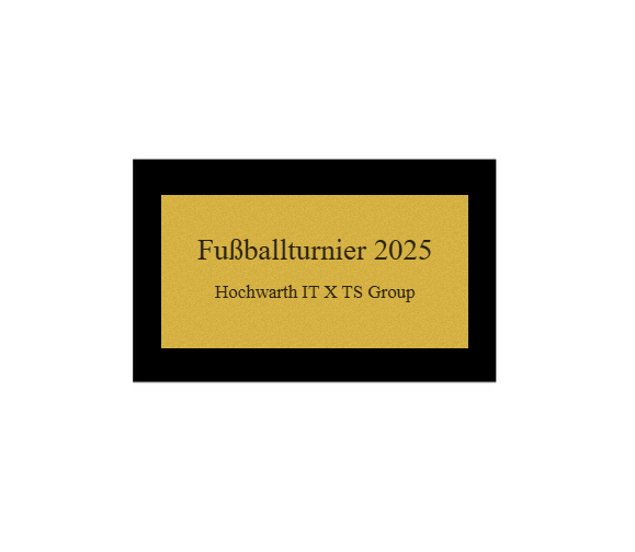 Fussballpokal 87-0 - Gold Schwarz / 47 cm