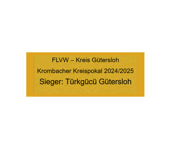 Gravurschild Gold selbstklebend - Gold / 80 x 30 mm