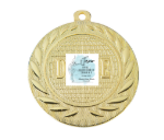 Medaille Discokugel Ø 50mm - Gold / 50 mm