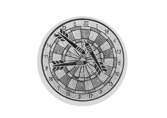 Glas Pokal W341 Schild & Emblem - Glas/Rot / 20 cm