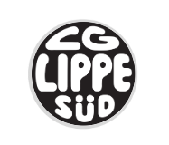 Glas Pokal 8805 blau Schild & Emblem - Silber Blau / 18 cm