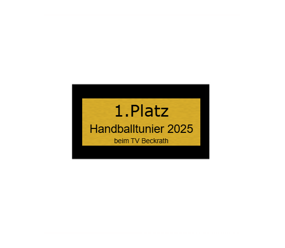 Pokalserie X151 Handball - 27.5 cm / Silber Gold
