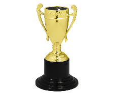 Mini Pokal DC001 SM - 10 cm / Gold