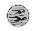 Glastrophäe 136-4 Schild & Emblem - 20 cm / Blau