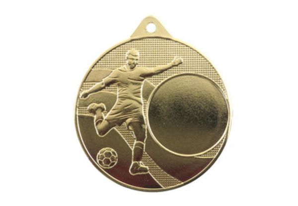 Medaille Fußball 396 Ø 50 mm - Gold / 50 mm