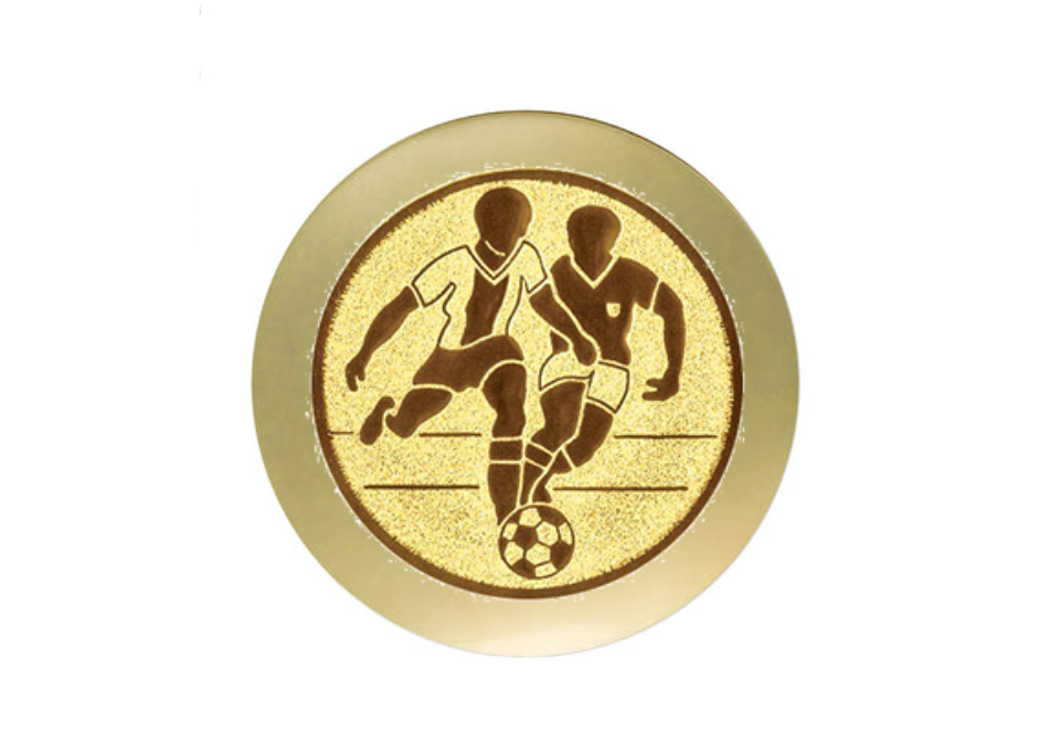 Pokal Fußball ST.116 - B-Ware! - Gold/Schwarz / 17 cm
