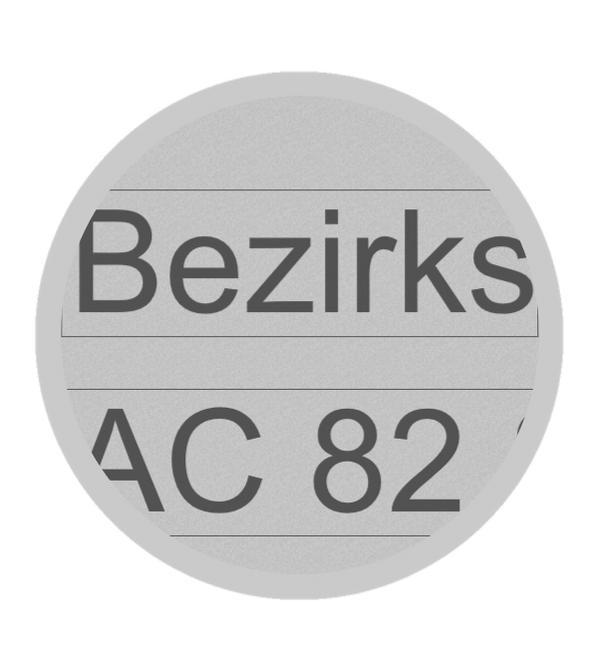 Gravurronde Silber selbstklebend - Silber / 50 mm