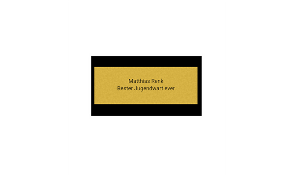 Hollywood Classic Award in Gold - Gold / 18 cm