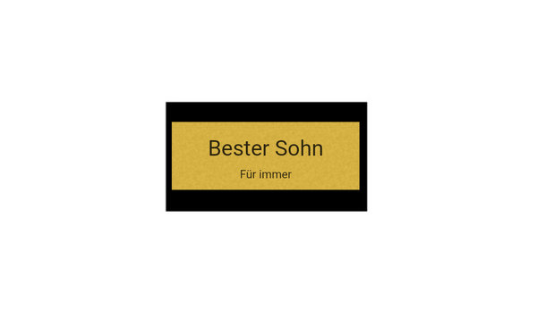 Hollywood Classic Award in Gold - Gold / 18 cm