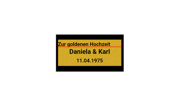 Pokal Herzen ML-HEA - 21 cm / Gold