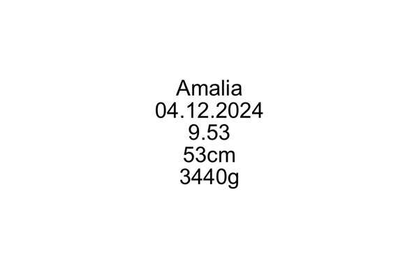 Zinn Geburtsteller Z1162 - Rein Zinn / 23 cm
