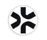 Glas Pokal 8805 blau Schild & Emblem - Silber Blau / 16 cm