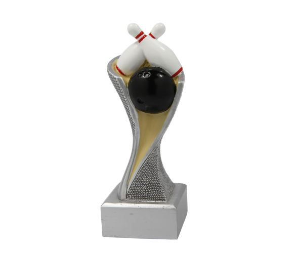 Bowling Pokal FG4061 - Mehrfarbig / 17 cm