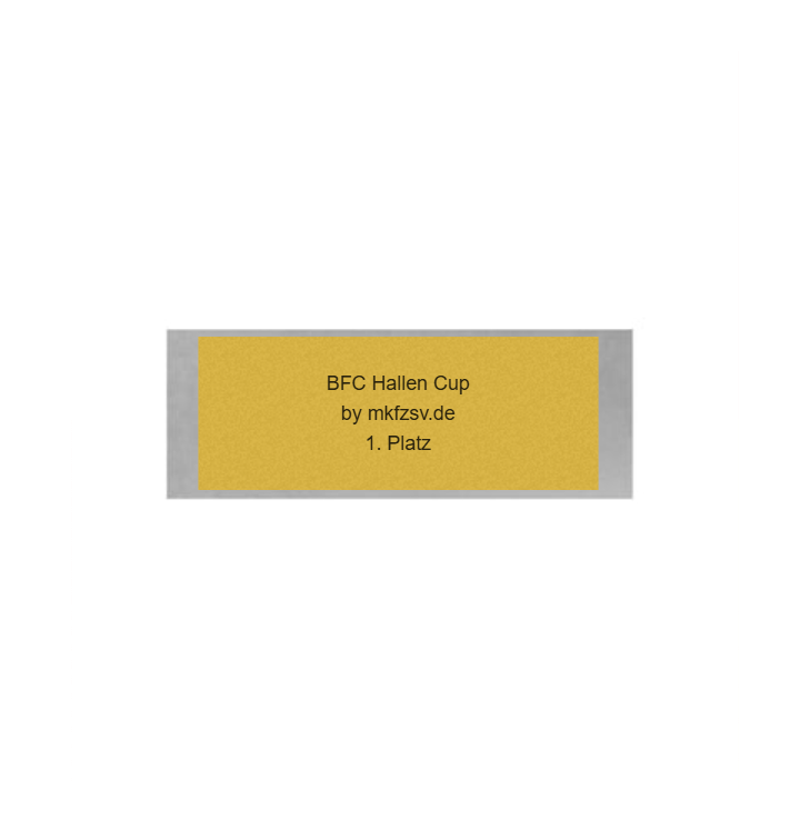 Fußball Pokal 3735x - Silber Gold / 37 cm